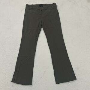 The Limited Dark Green Drew Fit Pinstripe Dress Pants